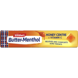 Photo of Butter Menthol Honey Centre Stick 10 Throat Lozenges