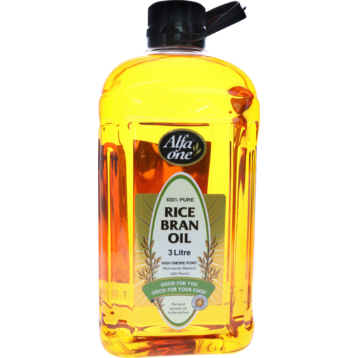 500 ml bottle of Alfa One 100% pure rice bran oil Stock Photo - Alamy