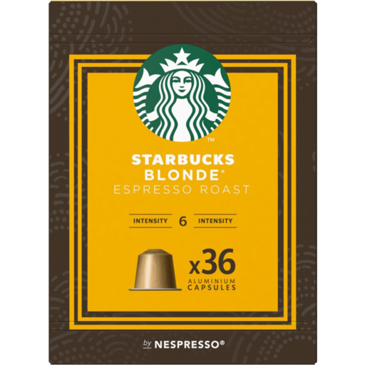 Café capsules Compatible Nespresso Blonde Espresso Roast Intensité