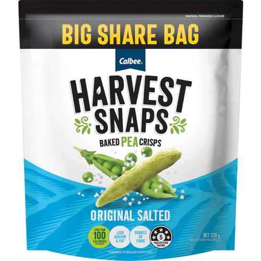 Harvest Snaps Pea Crisps 1 oz. Bag - Swag Bar