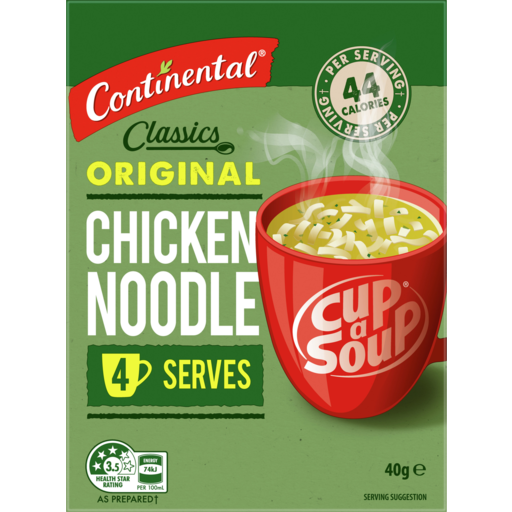 Drakes Online Newton - Continental Cup A Soup Chicken Noodle 4 Serves 40g