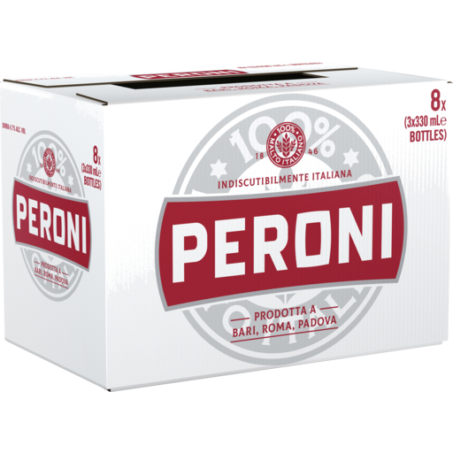Piedimonte's Supermarket Peroni Red La Birra Italiana 4.7% 8 x 3.0x330mL