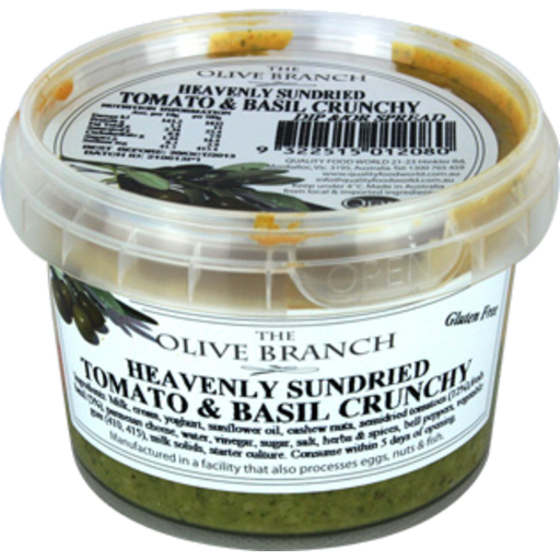 The Olive Branch Heavenly Sundried Tomato & Basil Dip 250gm - Prahran ...