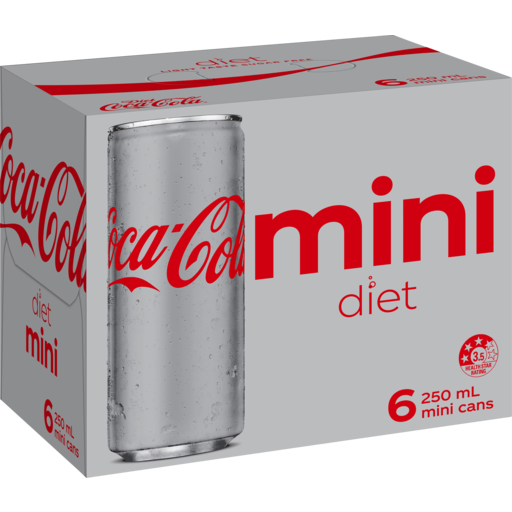 Marks Supa IGA - Coca-Cola Classic Multipack Mini Cans 6x250ml