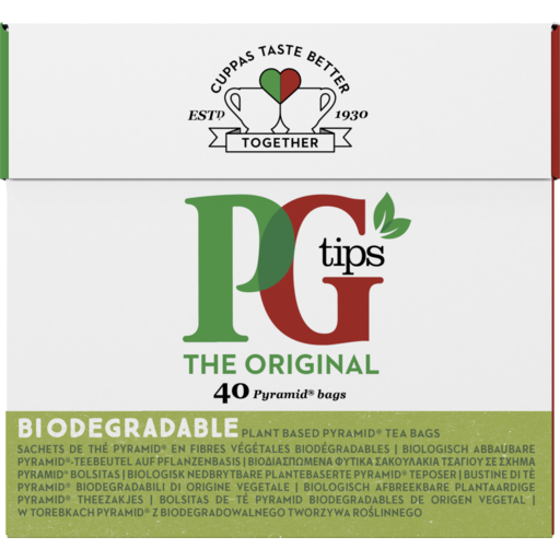 Piedimonte's Supermarket - PG Tips Tea 40S Box 12 x 116g 116g