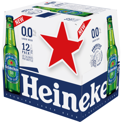 Heineken 0.0% Alcohol 330ml Bottles 12 Pack - Shop Online Your Way with ...