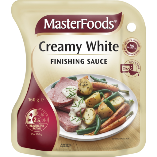 SUPA IGA Blaxland - Masterfoods Creamy White Finishing Sauce 160g