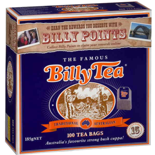 Billy Tea Bagged Tea (100 Bags)