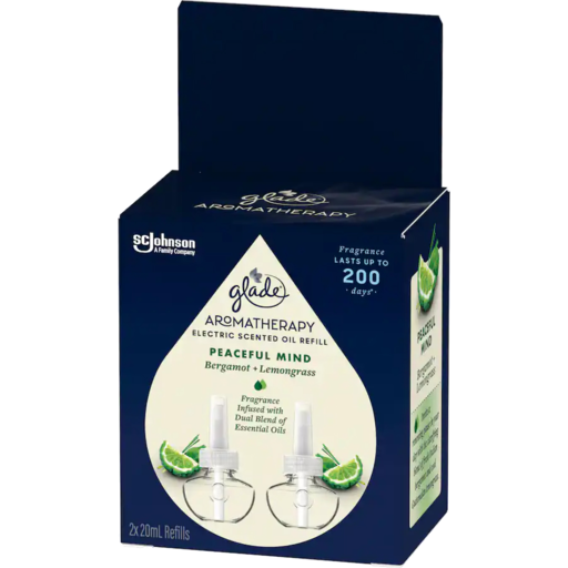 FreshChoice Barrington - Glade Aromatherapy Scented Oil Plug In Bergamot &  Lemongrass 2 Pack