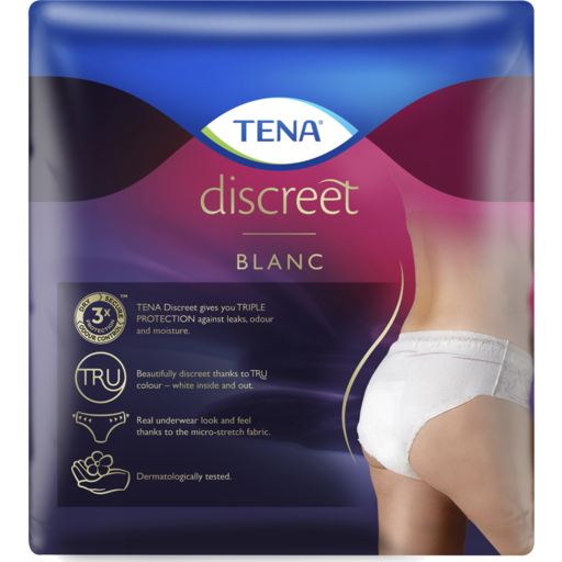 IGA Sandstone Point - TENA Discreet Women's Low Waist Underwear White  Medium (M) 8 Pack