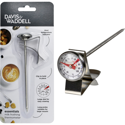 Davis & Waddell Dial Milk Frothing Thermometer Large