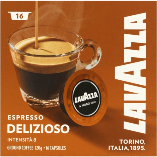 Lavazza Delizioso A Modo Mio Coffee Pods 16 Pack