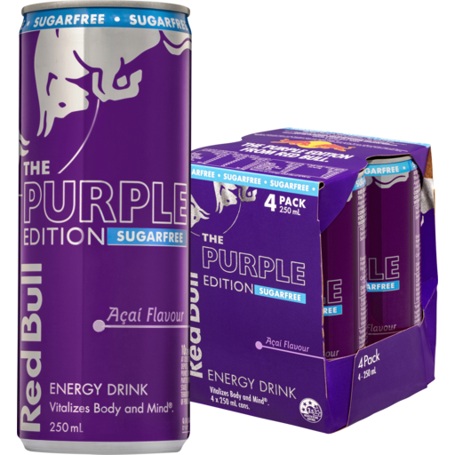 Red Bull Energy Drink The Purple Edition Acai 0,25l (Pack de 12