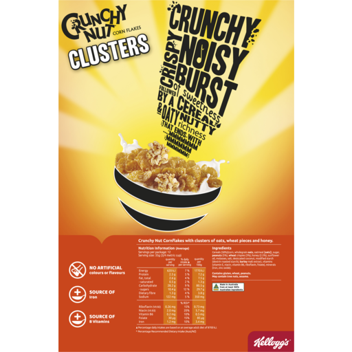 FreshChoice City Market - Kellogg's Crunchy Nut Cornflakes Clusters 450g