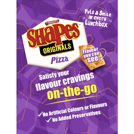 Drakes Online McDowall - Arnotts Shapes Originals Pizza Multipack 8 Pack  200g