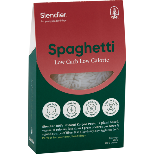 Drakes Online Findon - Slendier Spaghetti Style Made From Konjac Vegetable  Low Carb Low Calorie Gluten Free 400g