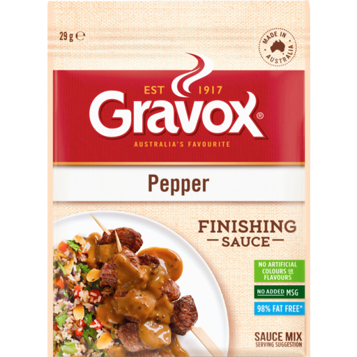 SUPA IGA Blaxland - Gravox Pepper Finishing Sauce Mix 29g