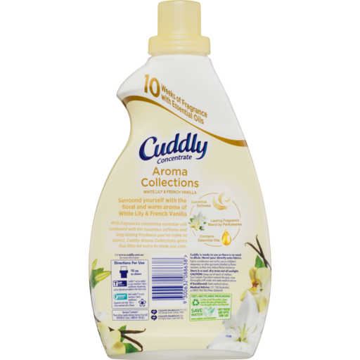 Drakes Online McDowall - Cuddly Concentrate Aroma Collections White Lily &  French Vanilla Fabric Conditioner 900ml