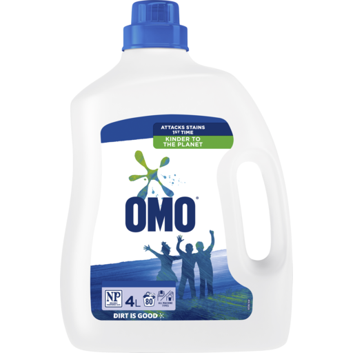 Omo détergent liquide blanc - Lessive blanche - 80 lavages (4L)