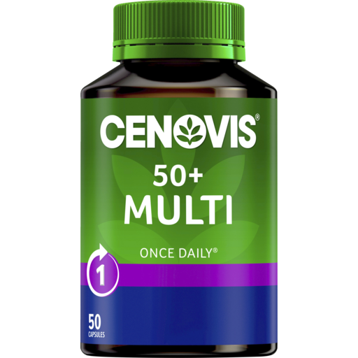 Cenovis 50+ Multi Vitamins & Minerals Once Daily Capsules 50 Pack ...