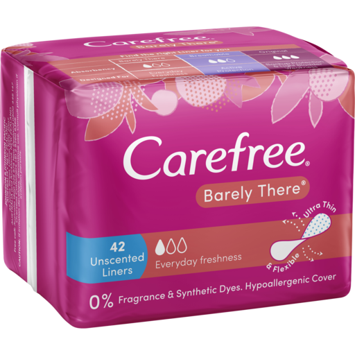 Chris' IGA - Carefree Barely There Unscented Liners 42 Pack