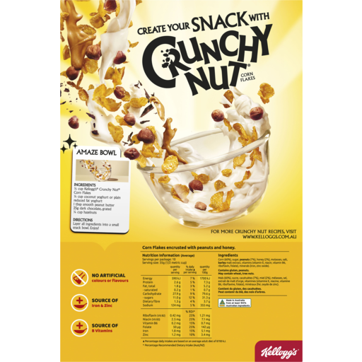 Hill Street Grocer Sandy Bay - Kellogg's Crunchy Nut Cornflakes 380g