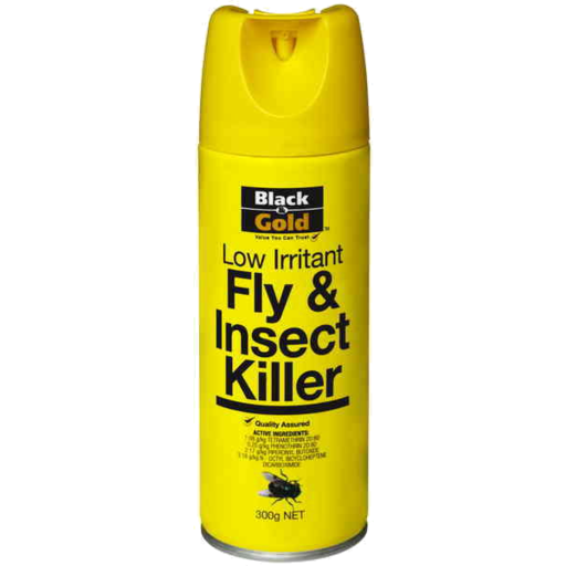 Foodland Balaklava - Black & Gold Fly Insect Spray Low Irritant 300gm