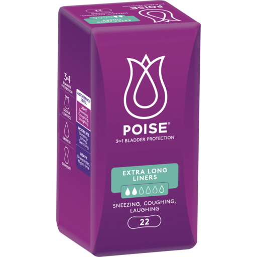 FreshChoice Merivale - Poise Liners Extra Long 22 Pack