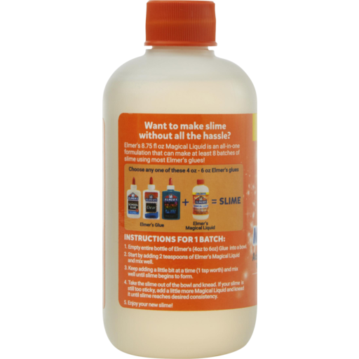 Buy Elmer's Slime Activator Magical Liquid Slime Activator Solution,  Updated Formula for Twice as Much Slime, (8.75 fl oz)
