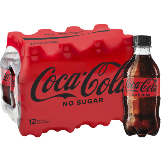 Coca Cola Tm Coca Cola No Sugar Soft Drink Multipack Bottles 12 0x300ml Morgan S Iga Delahey