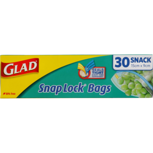 FreshChoice City Market - Glad Snap Lock Bags Snack 30 Pack