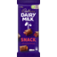 Photo of Cadbury Dairy Milk Snack Milk Chocolate Block 180g