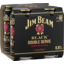 Photo of Jim Beam Black Double Serve & Cola Can 4 Pack