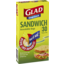 Photo of Glad Snap Lock Resealable Sandwich Bags 30pk 18x17cm