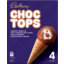 Photo of Cadbury Creamy Vanilla Choc Tops Ice Creams