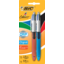 Photo of Bic 4 Colours Grip Ballpoint Pens Medium & Fine Tip 2 Pack