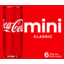 Photo of Coca Cola Classic Soft Drink Mini Cans