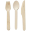 Photo of A/Wrap Wooden Cutlery 12pk