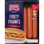 Photo of Don Skin On Footy Franks 750g