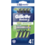 Photo of Gillette Sensor 3 Sensitive 4 Disposable Razors, Shave Care