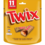 Photo of Twix Milk Chocolate Caramel Biscuit Party Share Bag 11 Pieces 159g 159g