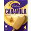 Photo of Cadbury Caramilk Ice Cream Sticks 4 Pack 360ml
