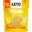 Photo of KETO NATURALS Almond Flour Crackers Cheddar & Onion