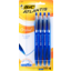 Photo of Bic Atlantis Retractable Ballpoint Pens Blue 4 Pack