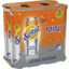 Photo of Sunkist Zero Sugar Orange Soft Drink Mini Cans Multipack Sugar Free 275ml X 6 Pack