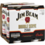 Photo of Jim Beam White Double Serve & Cola Can 4 Pack