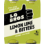 Photo of Lo Bros Lemon Lime & Bitters Soda Can 4x250ml