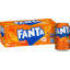 Photo of Fanta Orange Soft Drink Multipack Cans 10 X 375ml 10.0x375ml