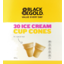 Photo of Black & Gold Ice Cream Single Cones