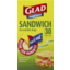 Photo of Glad Snap Lock Sandwich Resealable Bags 30 Pack